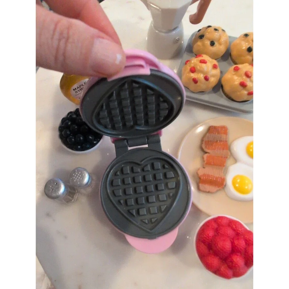 Miniatures Doll House Breakfast Buffet for Minis , dolls or American Dolls